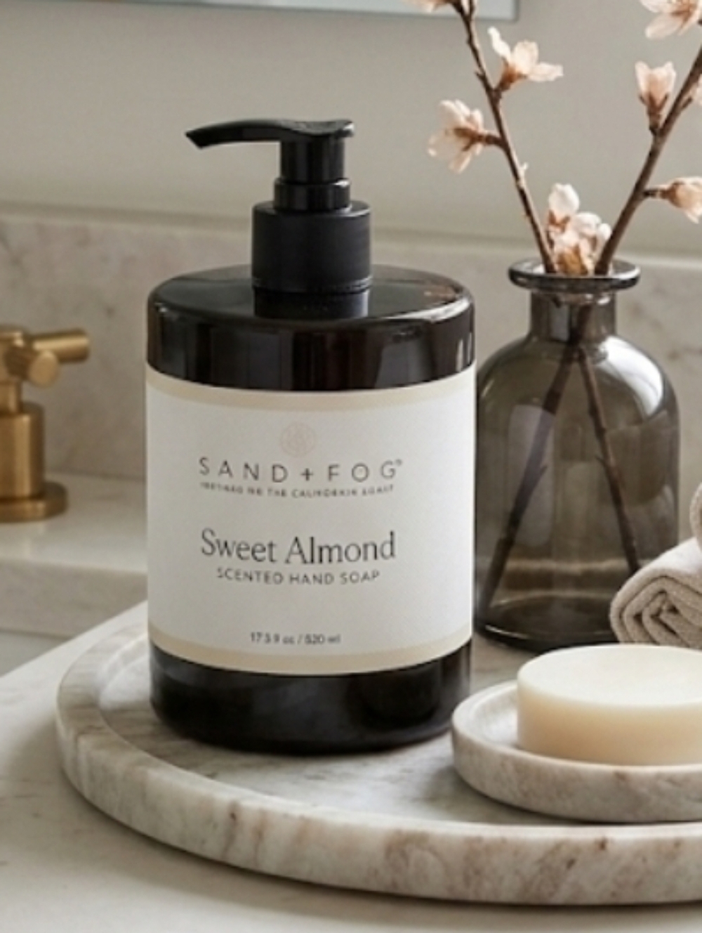 Sand + Fog Sweet Almond Hand Soap ~ 17.5 oz